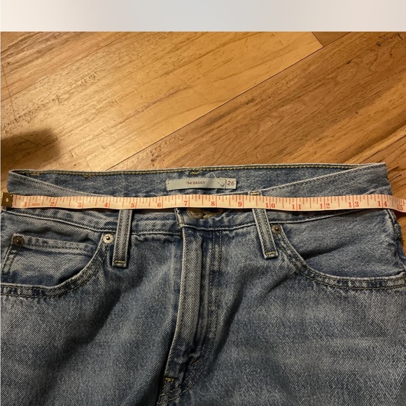 RESERVED DONT BUY! Levi's Blue 94 Baggy Mid Rise Straight Leg Jeans - Picture 6 of 7